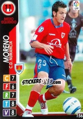 Sticker Moreno - Derby Total Spain 2004-2005 n. 156 - Panini