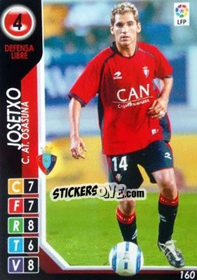 Figurina Josetxo - Derby Total Spain 2004-2005 - Panini