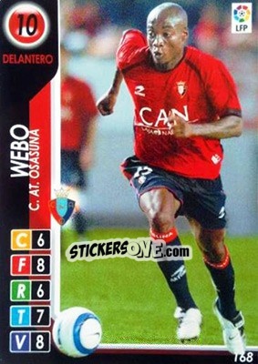 Sticker Webo - Derby Total Spain 2004-2005 n. 168 - Panini