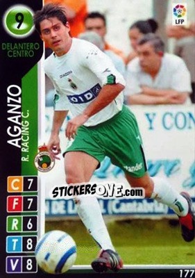 Sticker Aganzo - Derby Total Spain 2004-2005 n. 177 - Panini