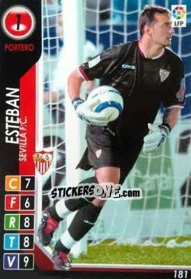 Sticker Esteban - Derby Total Spain 2004-2005 - Panini