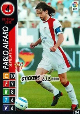 Sticker Pablo Alfaro - Derby Total Spain 2004-2005 n. 184 - Panini