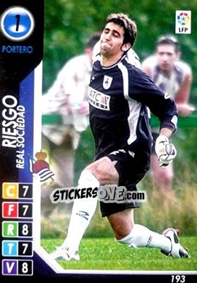Sticker Riesgo - Derby Total Spain 2004-2005 n. 193 - Panini
