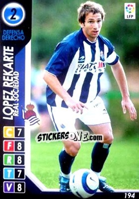 Sticker Lopez Rekarte - Derby Total Spain 2004-2005 n. 194 - Panini