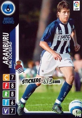 Sticker Aranburu - Derby Total Spain 2004-2005 n. 198 - Panini