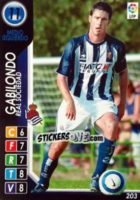 Sticker Gabilondo - Derby Total Spain 2004-2005 n. 203 - Panini