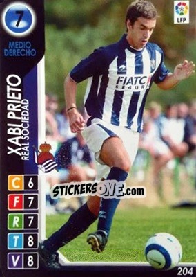 Sticker Xabi Prieto - Derby Total Spain 2004-2005 - Panini