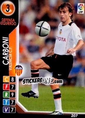Sticker Carboni - Derby Total Spain 2004-2005 n. 207 - Panini