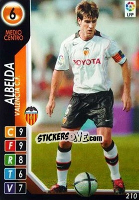 Sticker Albelda - Derby Total Spain 2004-2005 - Panini