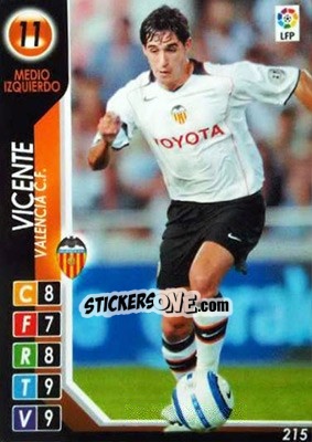 Figurina Vicente - Derby Total Spain 2004-2005 n. 215 - Panini