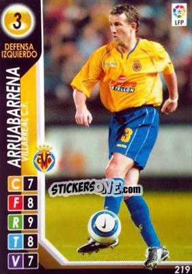 Sticker Arruabarrena - Derby Total Spain 2004-2005 n. 219 - Panini