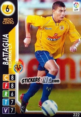 Sticker Battaglia - Derby Total Spain 2004-2005 n. 222 - Panini