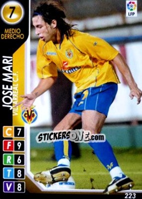 Sticker Jose Mari - Derby Total Spain 2004-2005 n. 223 - Panini