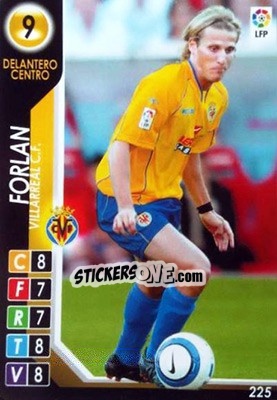 Sticker Forlan - Derby Total Spain 2004-2005 - Panini