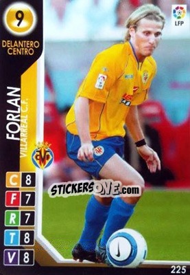 Sticker Forlan - Derby Total Spain 2004-2005 n. 225 - Panini