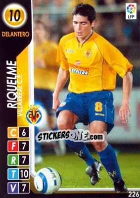 Sticker Riquelme - Derby Total Spain 2004-2005 n. 226 - Panini