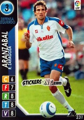 Sticker Aranzabal - Derby Total Spain 2004-2005 n. 231 - Panini