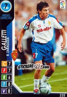Sticker Galletti - Derby Total Spain 2004-2005 - Panini