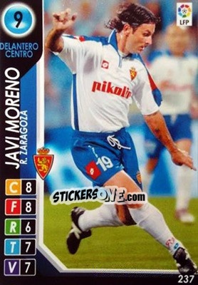 Sticker Javi Moreno - Derby Total Spain 2004-2005 n. 237 - Panini