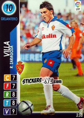 Sticker David Villa - Derby Total Spain 2004-2005 n. 238 - Panini