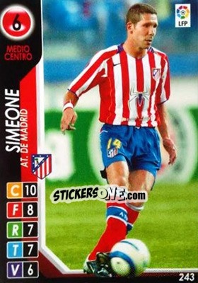 Sticker Diego Simeone - Derby Total Spain 2004-2005 n. 243 - Panini