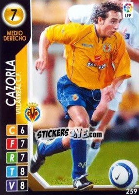 Sticker Cazorla - Derby Total Spain 2004-2005 - Panini