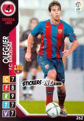 Sticker Oleguer - Derby Total Spain 2004-2005 - Panini