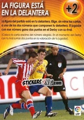 Figurina La Figura Esta En La Delantera - Derby Total Spain 2004-2005 - Panini