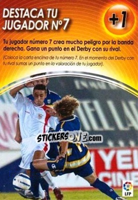 Sticker Destaca Tu Jugador No7 - Derby Total Spain 2004-2005 n. M16 - Panini