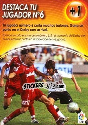 Sticker Destaca Tu Jugador No6 - Derby Total Spain 2004-2005 - Panini