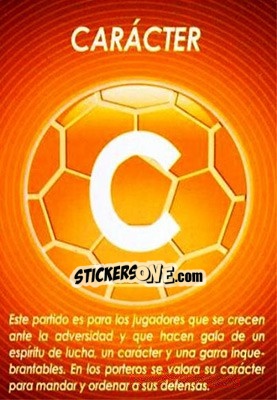 Cromo Caracter - Derby Total Spain 2004-2005 - Panini