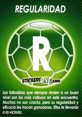 Sticker Regularidad