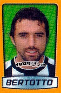 Sticker Bertotto - Calcio 2003-2004 Pocket Collection n. 377 - Merlin
