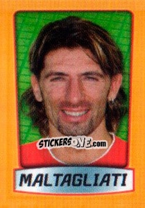 Sticker Maltagliati - Calcio 2003-2004 Pocket Collection n. 6 - Merlin