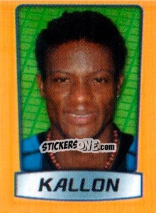Sticker Kallon - Calcio 2003-2004 Pocket Collection n. 128 - Merlin