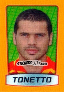 Sticker Tonetto - Calcio 2003-2004 Pocket Collection n. 191 - Merlin