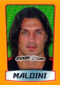 Sticker Maldini - Calcio 2003-2004 Pocket Collection n. 205 - Merlin