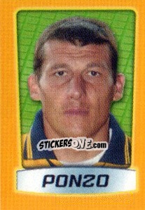 Sticker Ponzo - Calcio 2003-2004 Pocket Collection - Merlin