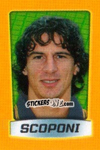 Sticker Scoponi - Calcio 2003-2004 Pocket Collection - Merlin