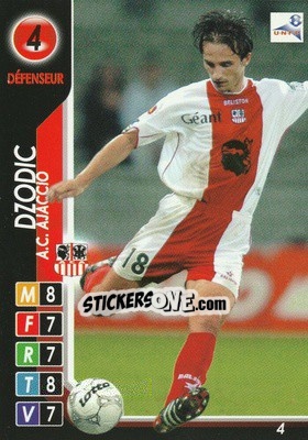 Sticker Dzodlc - Derby Total France 2004-2005 - Panini