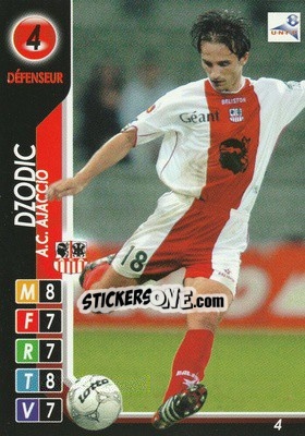 Figurina Dzodlc - Derby Total France 2004-2005 - Panini