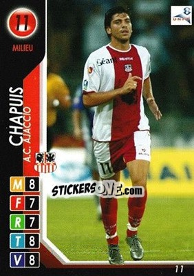 Sticker Chapuis - Derby Total France 2004-2005 n. 11 - Panini