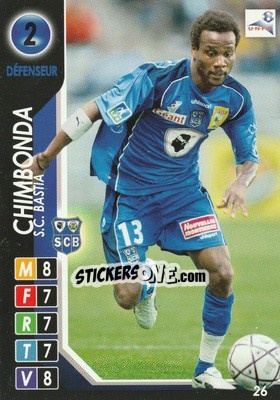 Sticker Chimbonda - Derby Total France 2004-2005 n. 26 - Panini