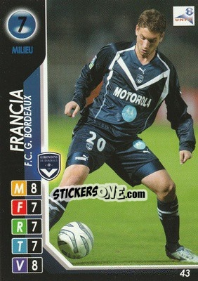 Sticker Francia - Derby Total France 2004-2005 n. 43 - Panini
