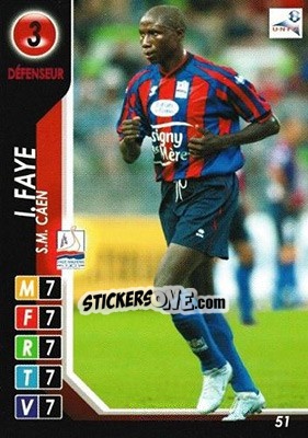 Sticker I. Faye - Derby Total France 2004-2005 n. 51 - Panini