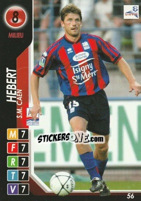 Sticker Hebert - Derby Total France 2004-2005 n. 56 - Panini