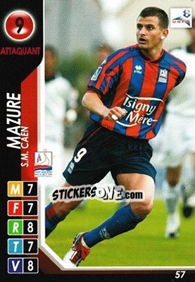 Sticker Mazure - Derby Total France 2004-2005 - Panini