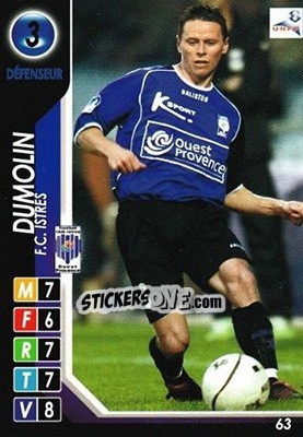 Figurina Dumolin - Derby Total France 2004-2005 - Panini