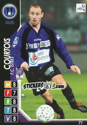 Sticker Courtois - Derby Total France 2004-2005 - Panini