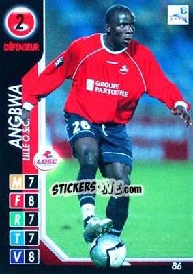 Cromo Angbwa - Derby Total France 2004-2005 n. 86 - Panini